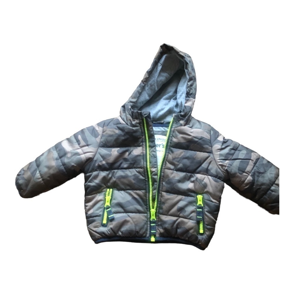 Camouflage Little Boy Coat for  Size 6-9 M in Excellent Used Condition